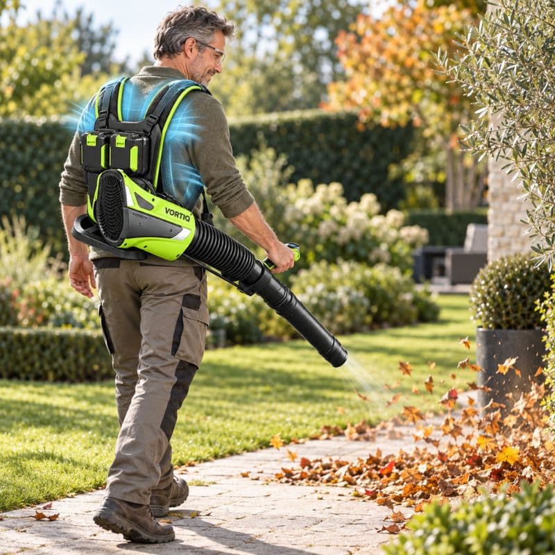 Vortiq Pro 48 a zaino: sistema ergonomico BackLock, peso su spalle e schiena