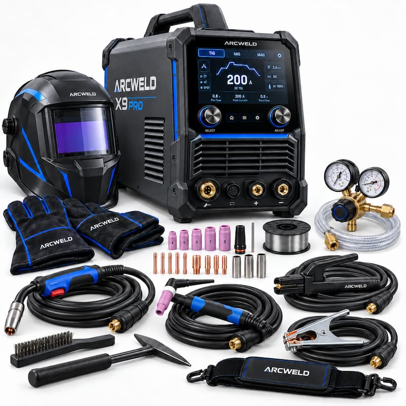 Arcweld X9 Pro™ saldatrice inverter 5 in 1