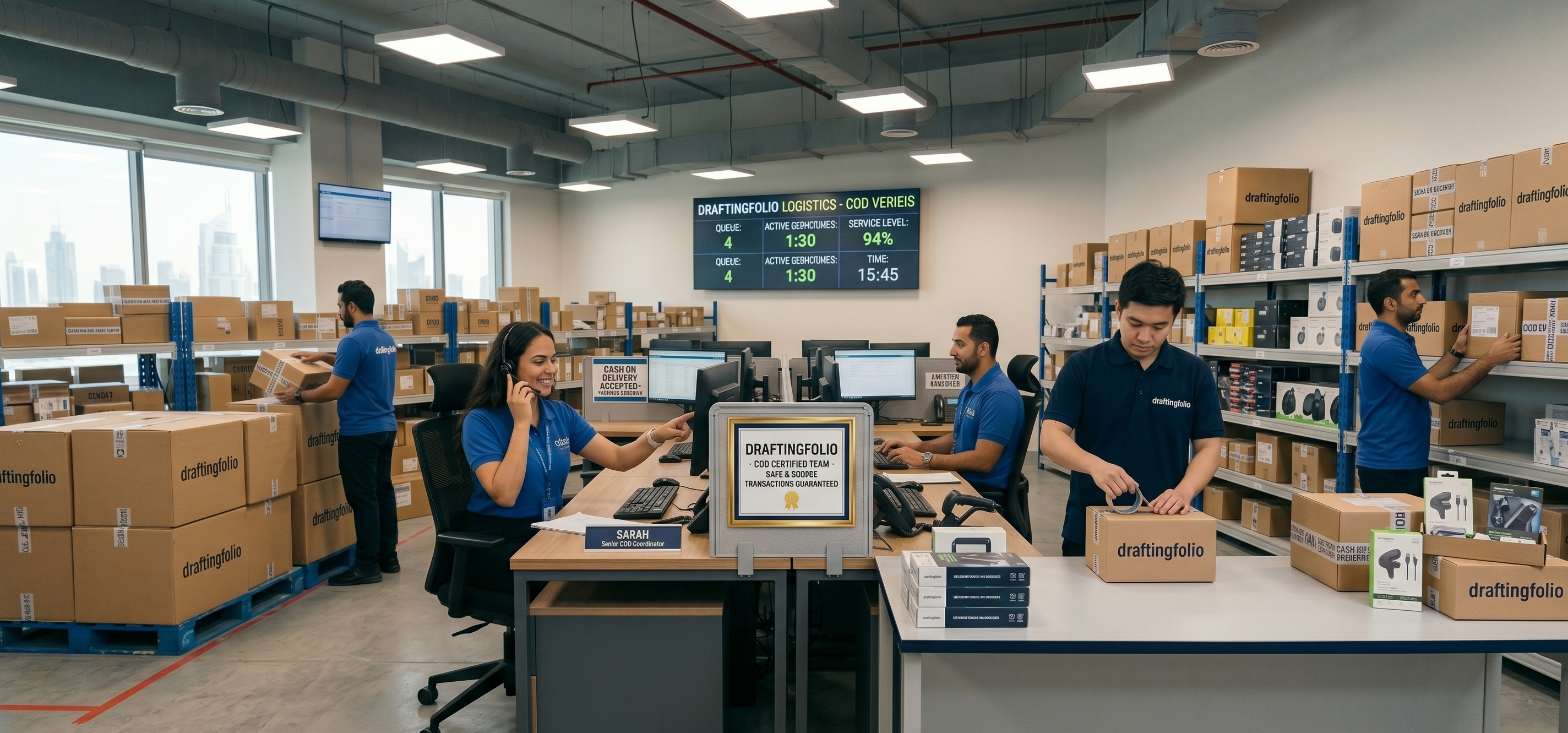 gadgetsphereshop komanda: call centras ir COD logistika